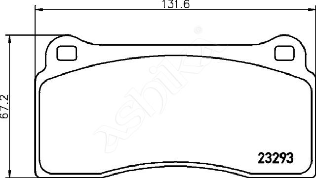 Brake Pad Set, disc brake-1
