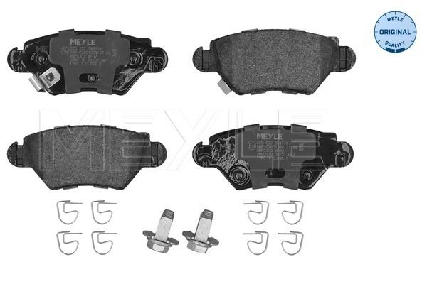 MEYLE 025 232 5817/W Brake pad set, disc brake