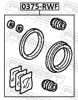 Repair Kit, brake caliper-1