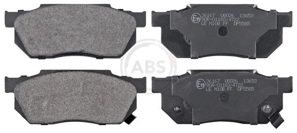 A.B.S. 36167 Brake pad set, disc brake