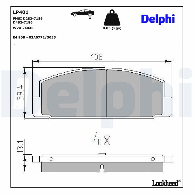 Brake Pad Set, disc brake-2