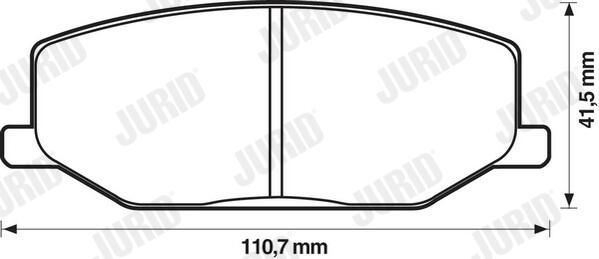 Brake Pad Set, disc brake-1