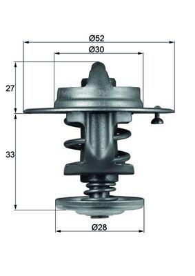 MAHLE TX 80 83 Thermostat, coolant