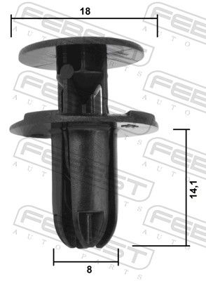 Clip, trim/protection strip-1