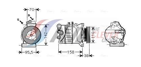 Compressor, air conditioning