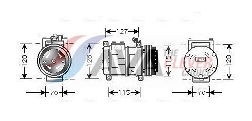 AVA CLEVER CHOICE JRK031 Compressor, air conditioning