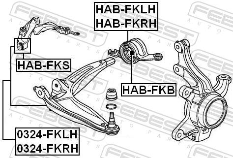 Control/Trailing Arm, wheel suspension-1