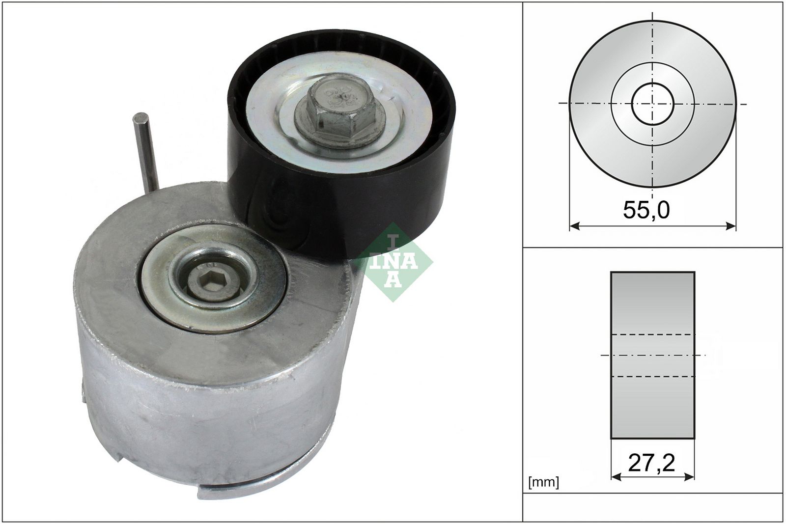 SCHAEFFLER INA 534 0180 10 Belt tensioner, v-ribbed belt