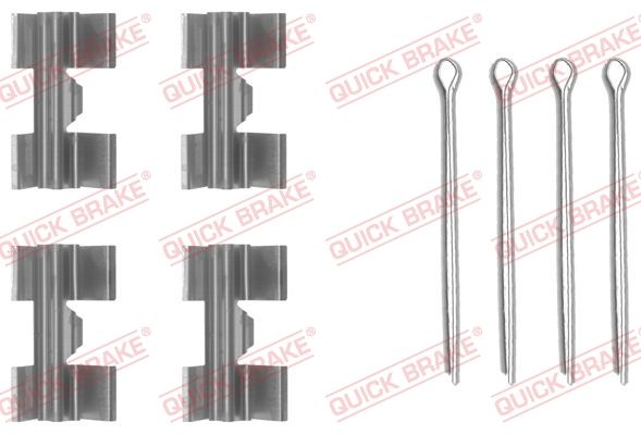 priedų komplektas, diskinių stabdžių trinkelės