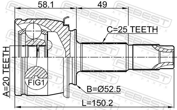 Joint Kit, drive shaft-1