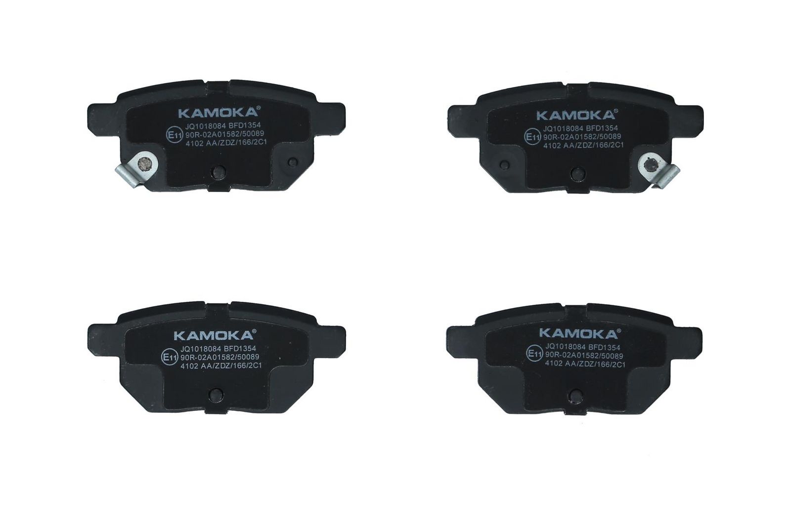 KAMOKA JQ1018084 Stabdžių trinkelių rinkinys, diskinis stabdys