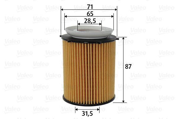VALEO 586618 Oil filter