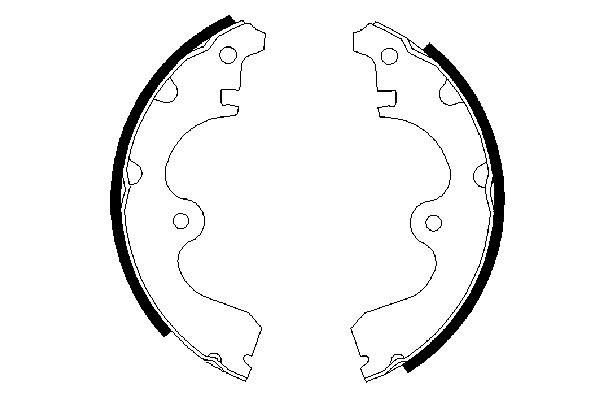 Brake Shoe Set-4