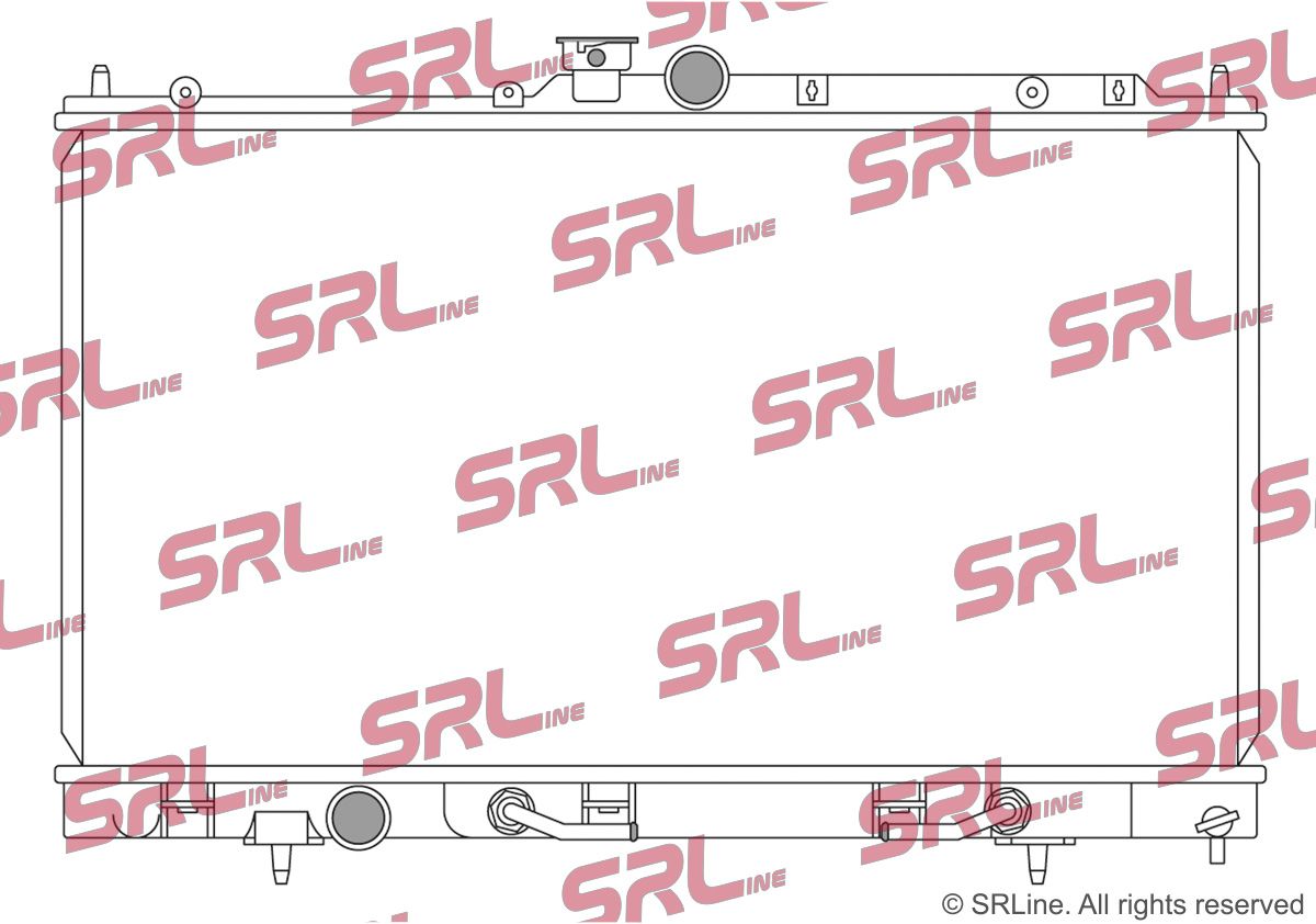 SRLINE 523308-3 Radiator, engine cooling