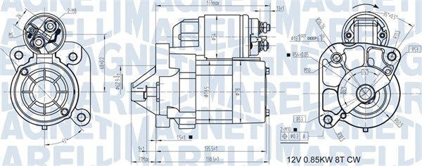MAGNETI MARELLI 063721186010 Starter