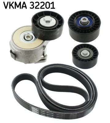 SKF VERTEVO VKMA 32201 V-ribbed belt set