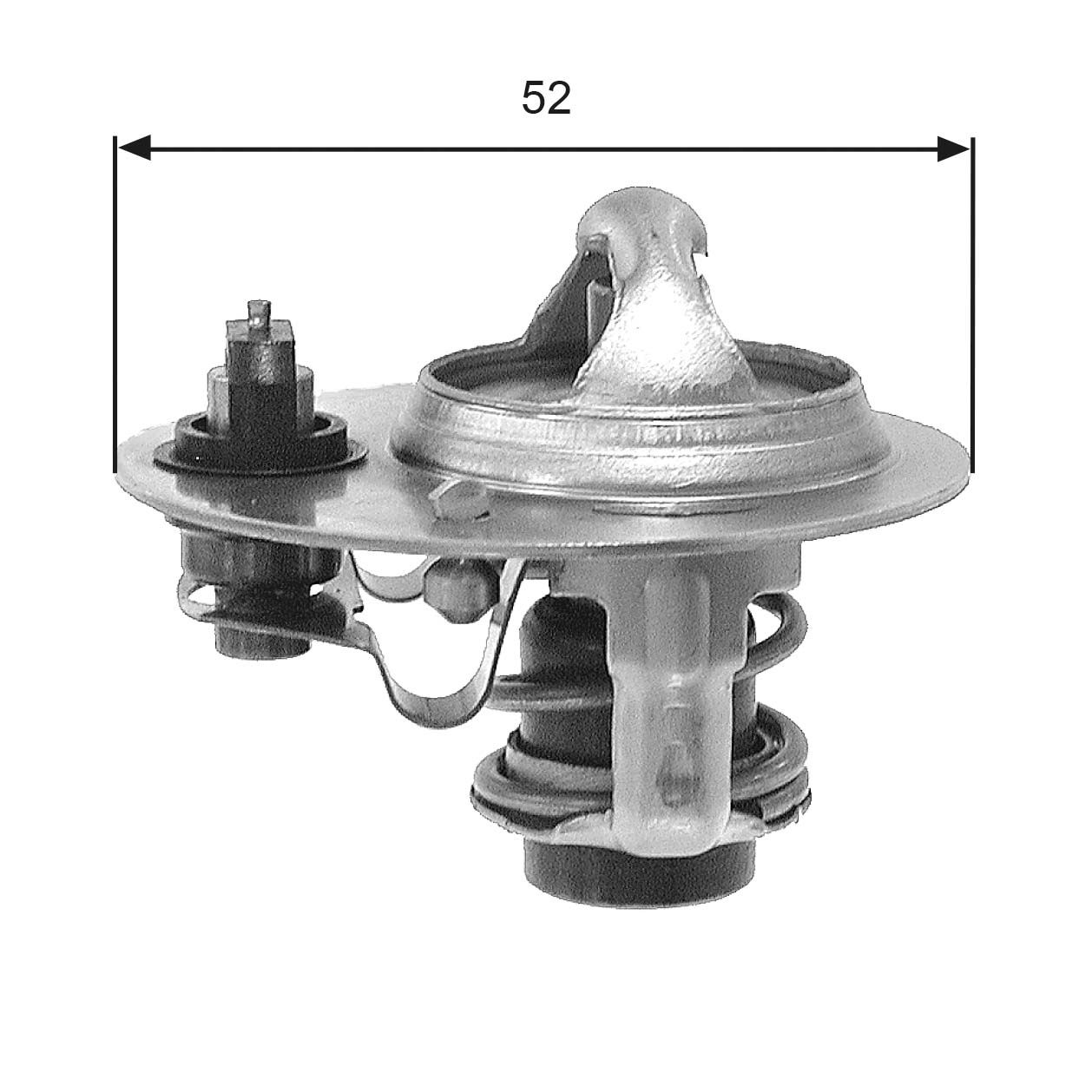 GATES TH30688G1 Thermostat, coolant
