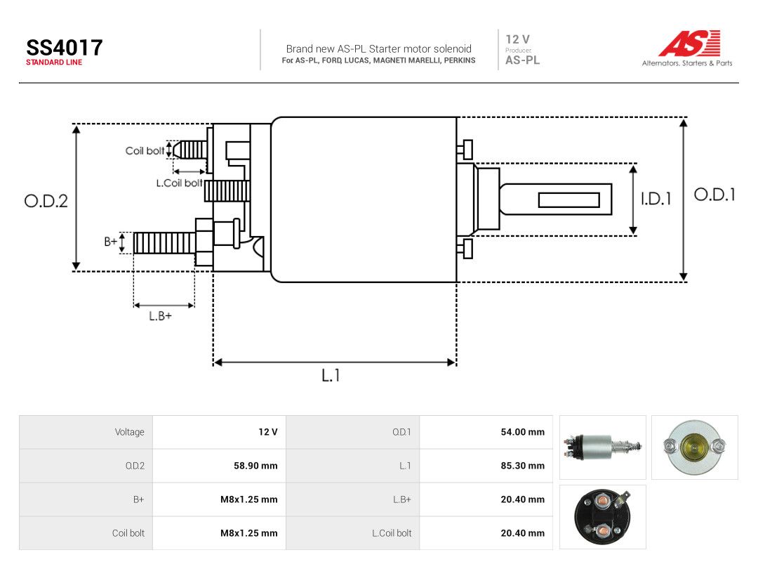 Solenoid Switch, starter-3