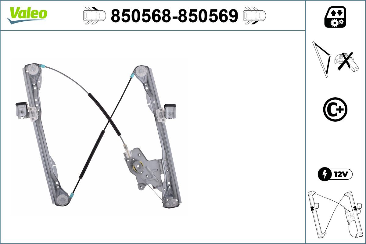 VALEO 850569 Window regulator