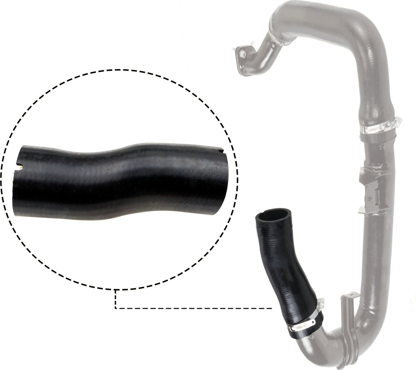 kompresoriaus padavimo žarna