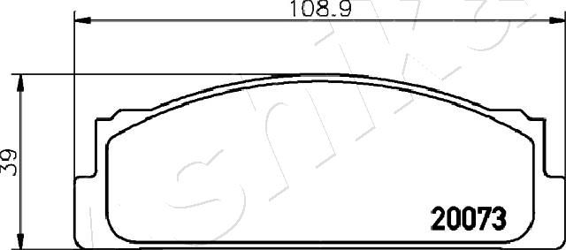 stabdžių trinkelių rinkinys, diskinis stabdys-1