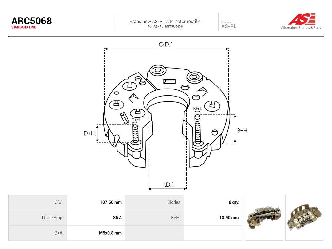 Rectifier, alternator-2