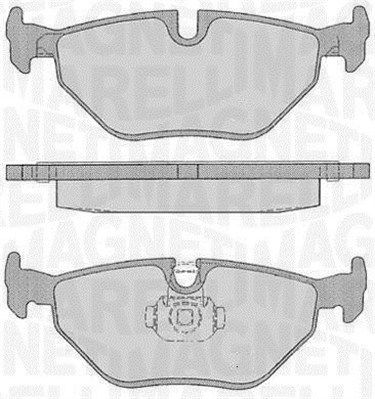MAGNETI MARELLI 363916060157 Brake pad set, disc brake