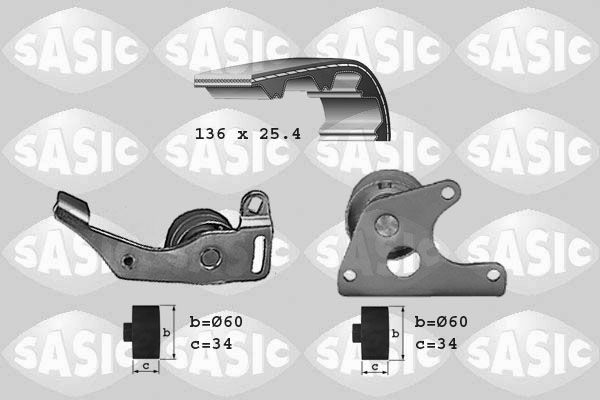 SASIC 1750001 Timing belt kit