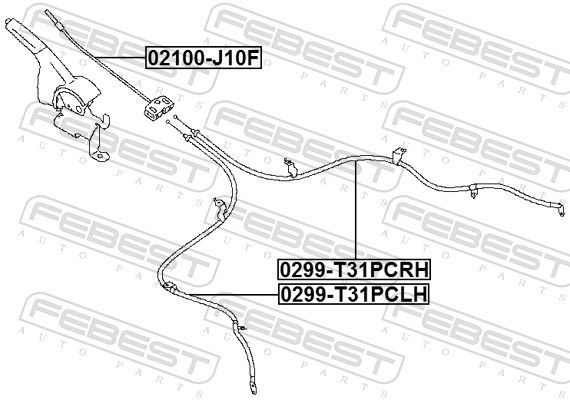 Cable Pull, parking brake-1