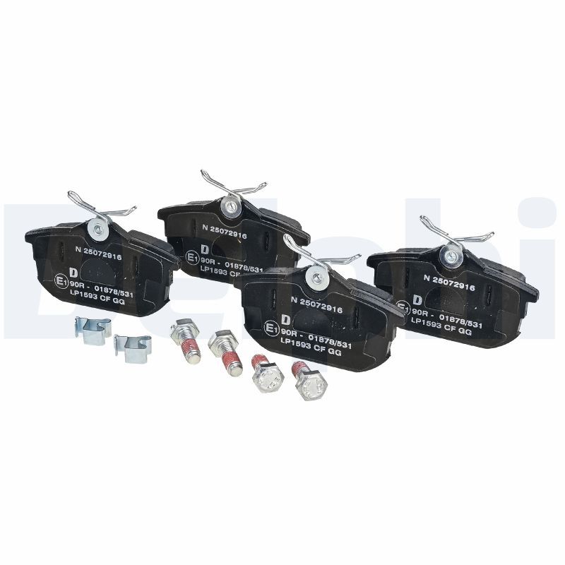 DELPHI LP1593 Brake pad set, disc brake