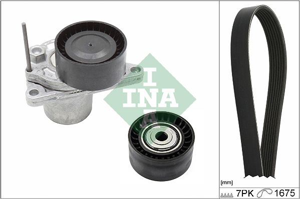 SCHAEFFLER INA 529 0247 10 V-ribbed belt set