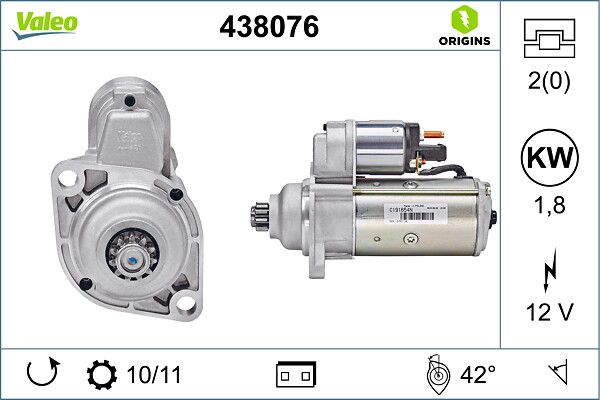 VALEO 438076 Starter