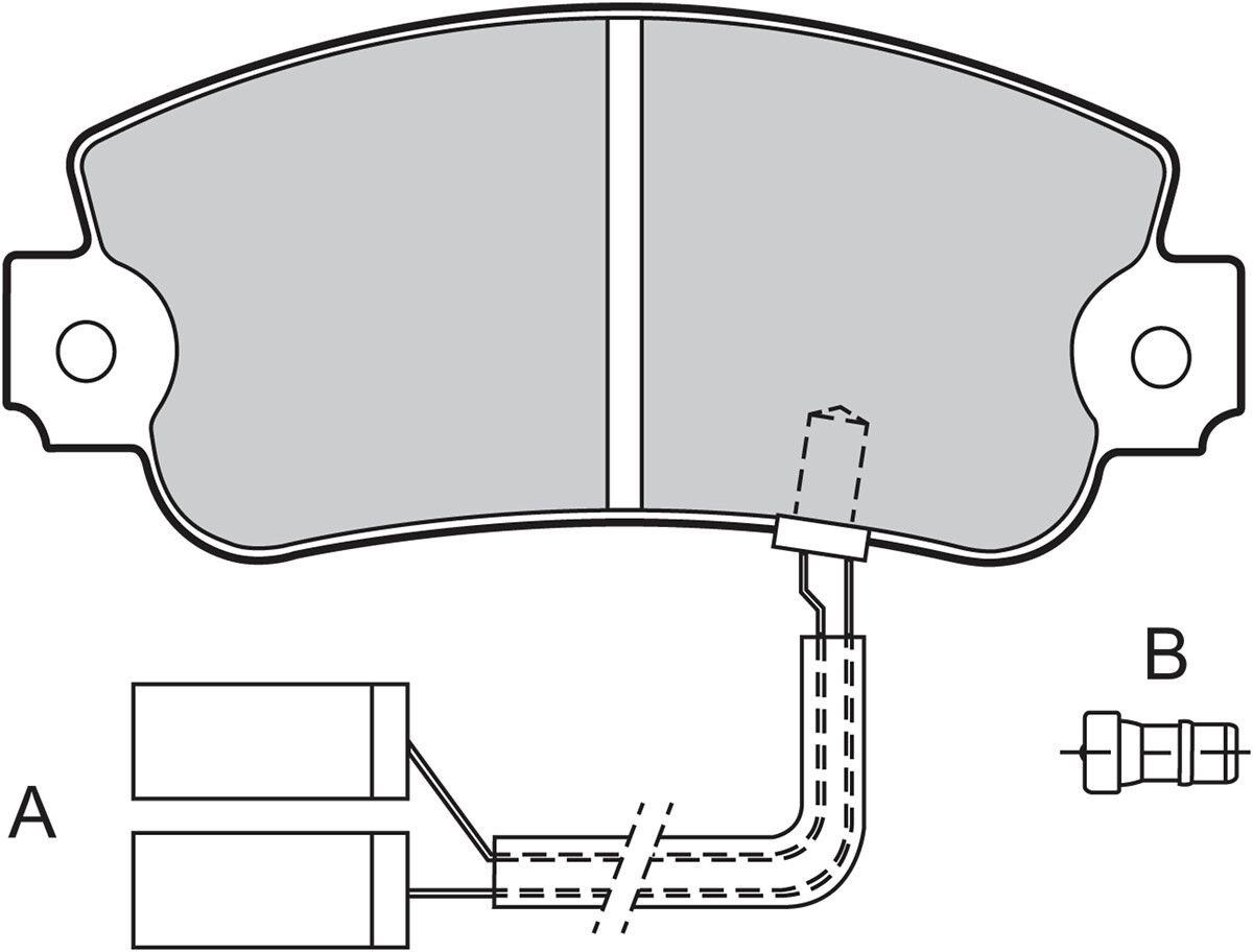 Brake Pad Set, disc brake-1