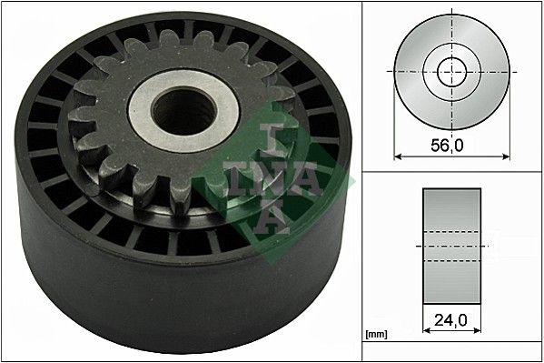 SCHAEFFLER INA 531 0744 10 Tensioner pulley, v-ribbed belt