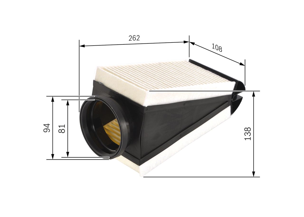 BOSCH F 026 400 497 Air filter