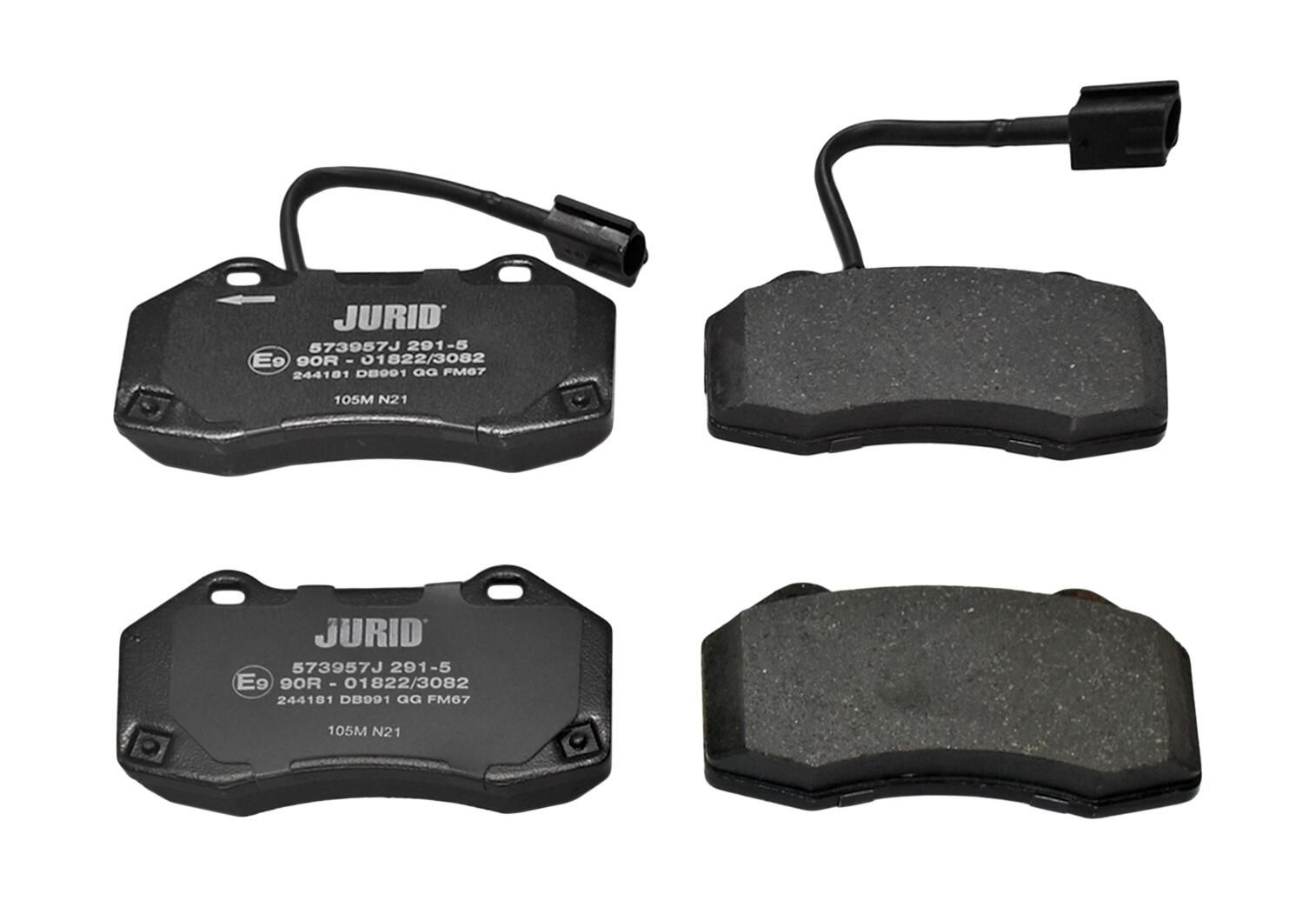 JURID 573957J Brake pad set, disc brake