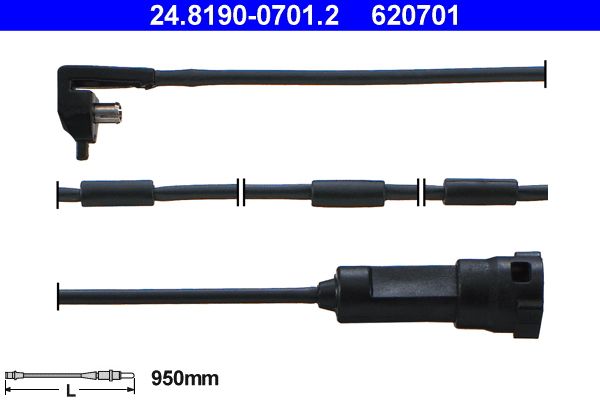 ATE 24.8190-0701.2 Warning contact, brake pad wear