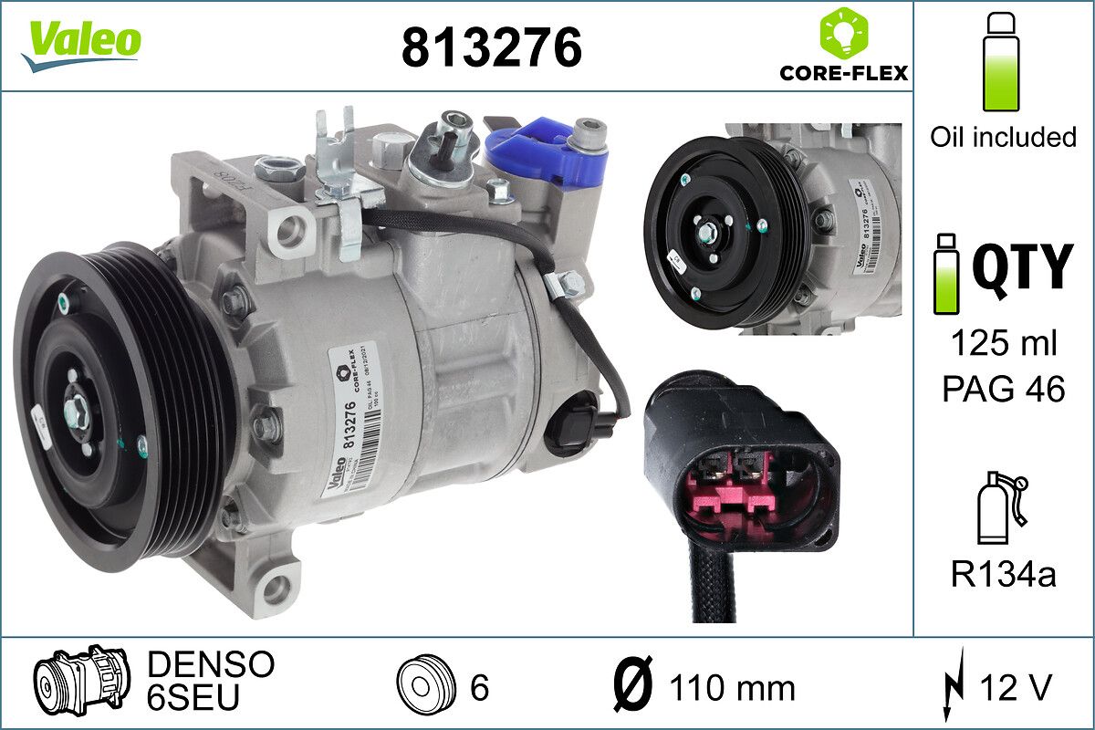 VALEO 813276 Compressor, air conditioning