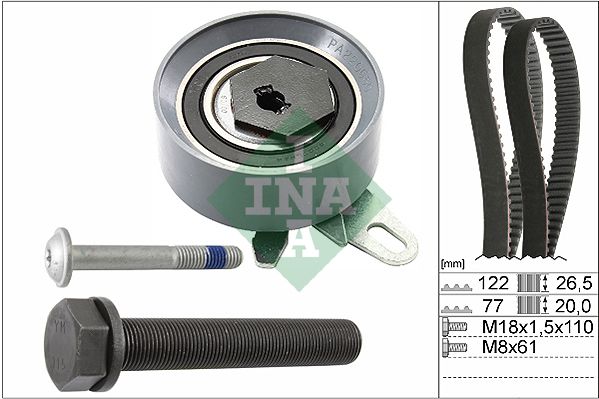 SCHAEFFLER INA 530 0406 10 Timing belt kit