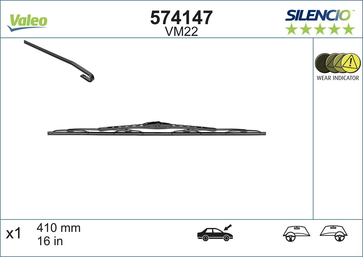 VALEO 574147 Wiper blade