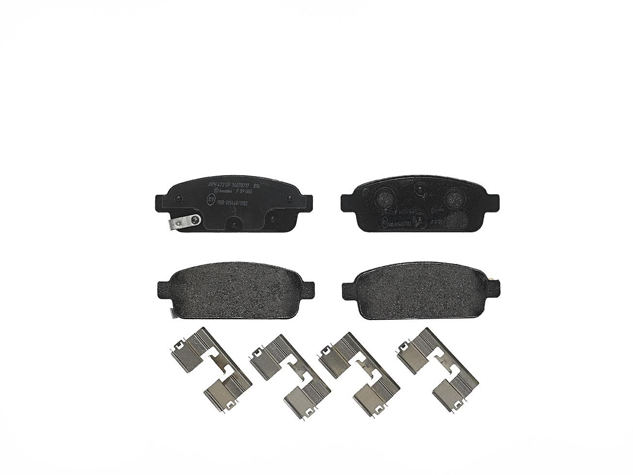 BREMBO P 59 080 Brake pad set, disc brake
