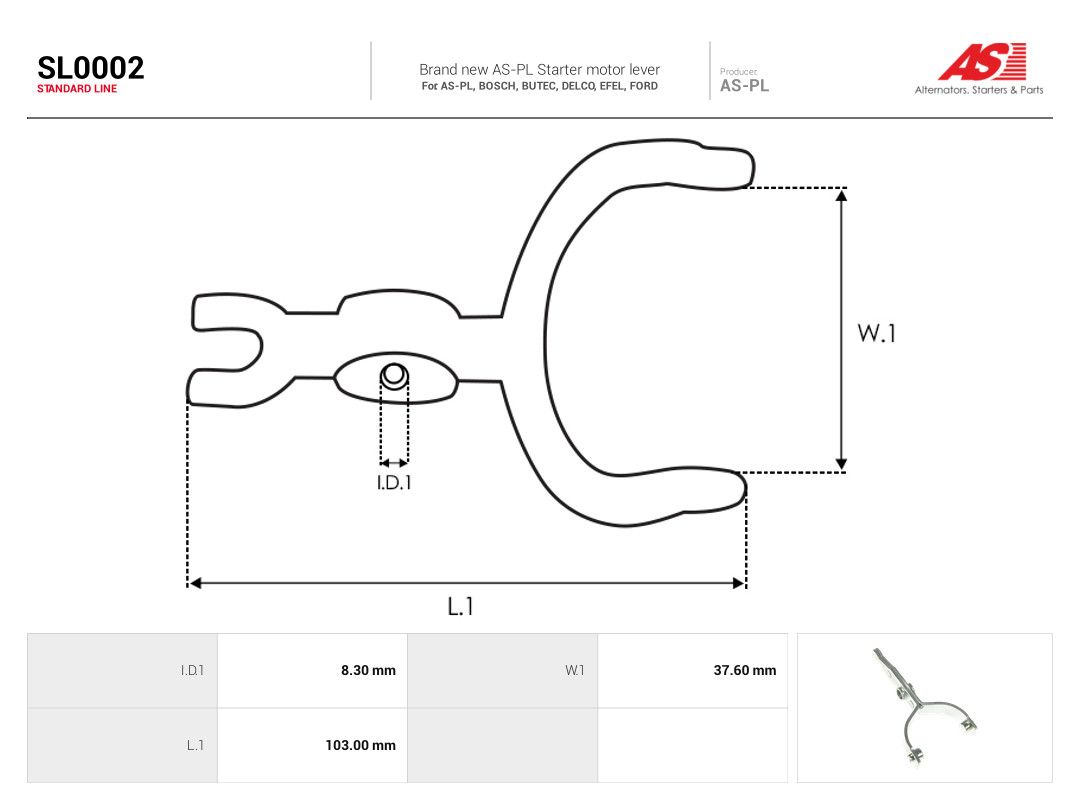 Starter Lever, carburettor-1