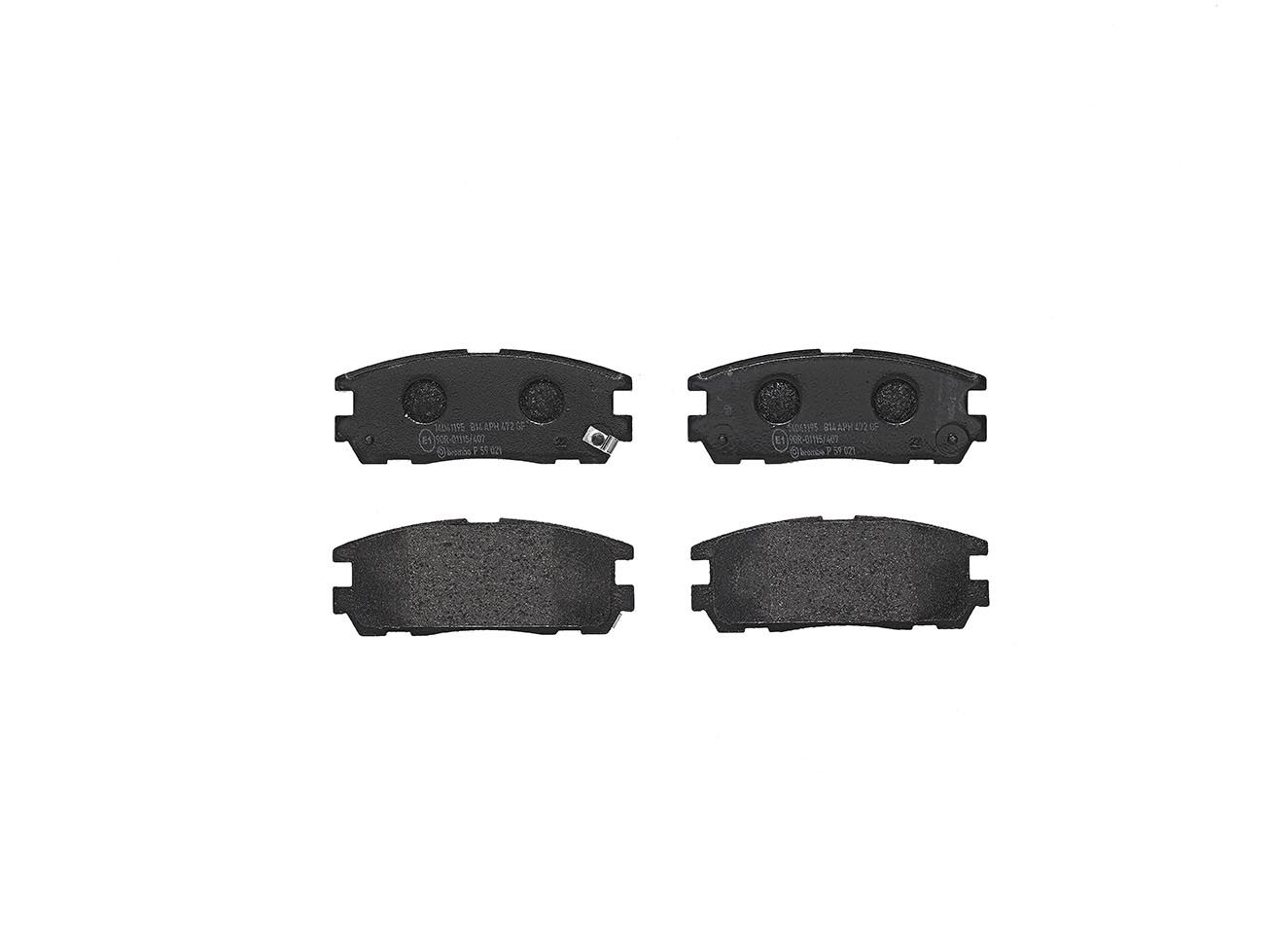 BREMBO P 59 021 Brake pad set, disc brake