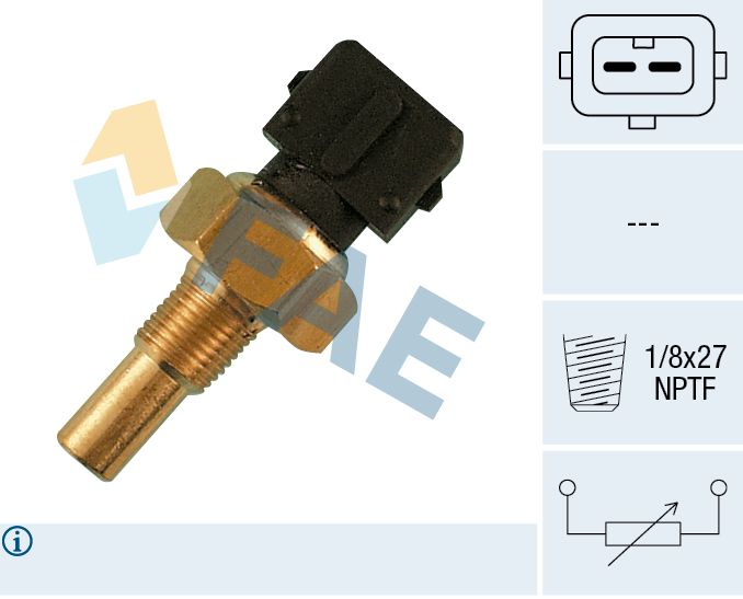 Sensor, coolant temperature