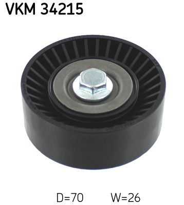 SKF VERTEVO VKM 34215 Deflection/guide pulley, v-ribbed belt