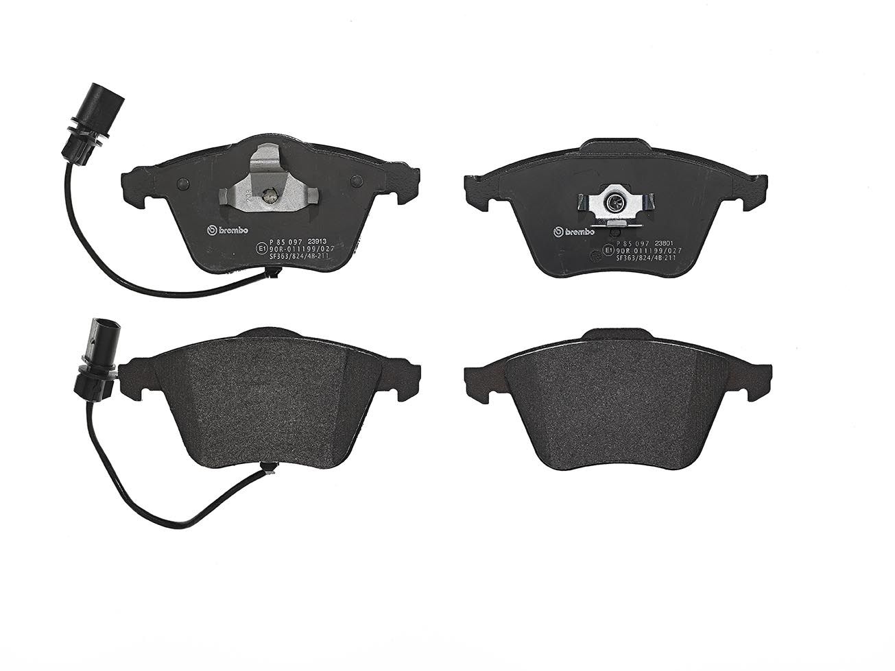 BREMBO P 85 097 Brake pad set, disc brake