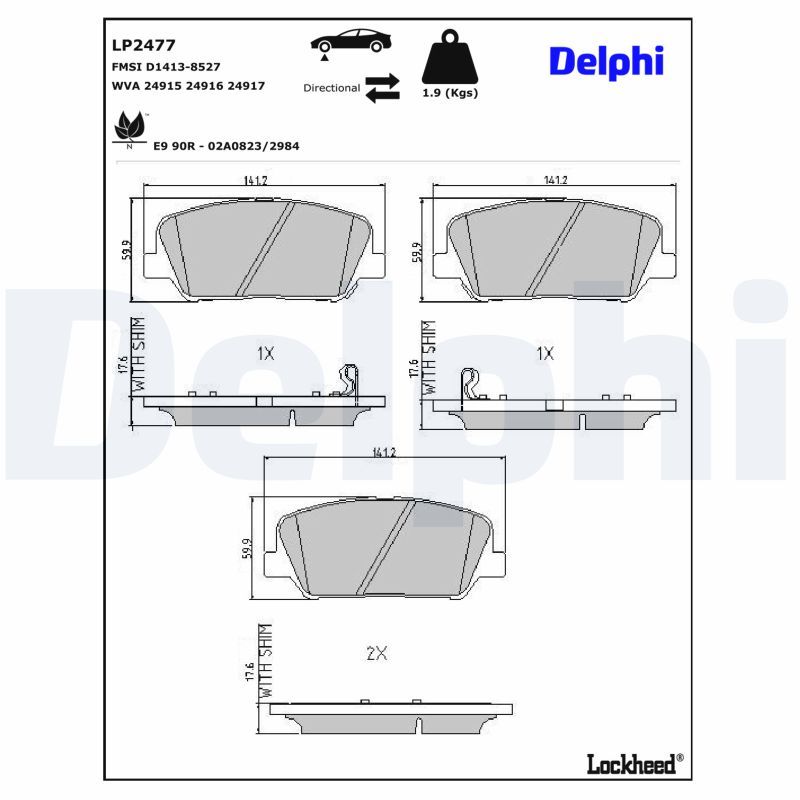 Brake Pad Set, disc brake-2