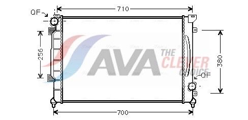 AVA CLEVER CHOICE AI2139 Radiator, engine cooling
