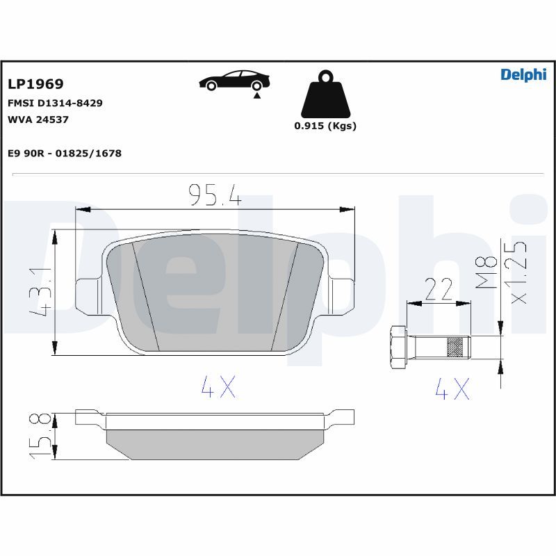 Brake Pad Set, disc brake-4