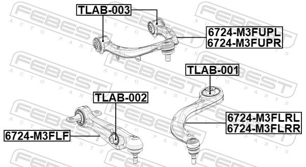Control/Trailing Arm, wheel suspension-1